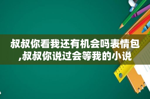 叔叔你看我还有机会吗表情包,叔叔你说过会等我的小说