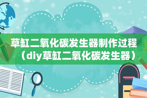 草缸二氧化碳发生器制作过程（diy草缸二氧化碳发生器）