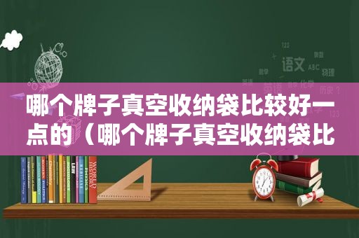 哪个牌子真空收纳袋比较好一点的（哪个牌子真空收纳袋比较好一点儿）