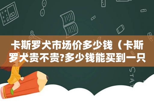 卡斯罗犬市场价多少钱（卡斯罗犬贵不贵?多少钱能买到一只优秀狗狗?）