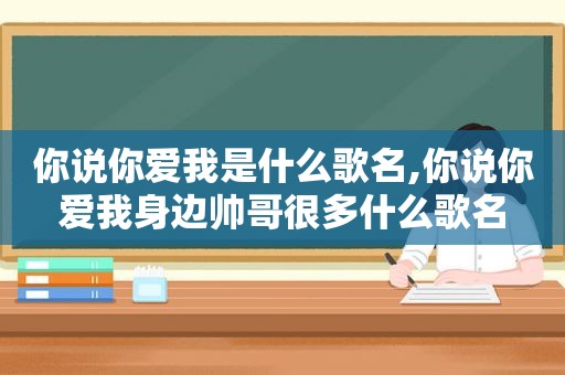 你说你爱我是什么歌名,你说你爱我身边帅哥很多什么歌名