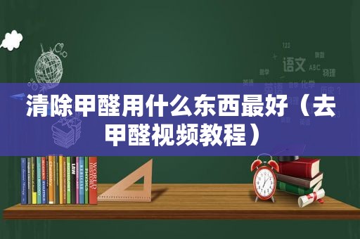 清除甲醛用什么东西最好（去甲醛视频教程）