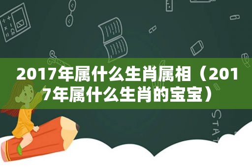 2017年属什么生肖属相（2017年属什么生肖的宝宝）