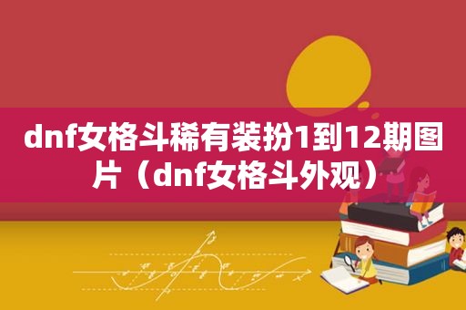 dnf女格斗稀有装扮1到12期图片（dnf女格斗外观）