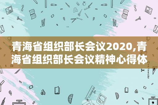 青海省组织部长会议2020,青海省组织部长会议精神心得体会