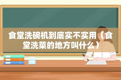 食堂洗碗机到底实不实用（食堂洗菜的地方叫什么）