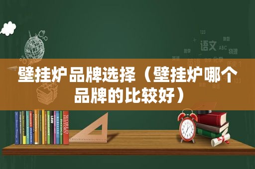 壁挂炉品牌选择（壁挂炉哪个品牌的比较好）