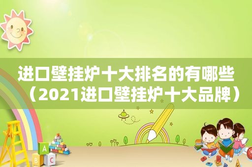 进口壁挂炉十大排名的有哪些（2021进口壁挂炉十大品牌）