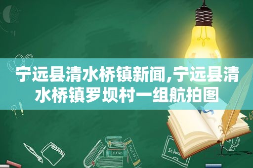 宁远县清水桥镇新闻,宁远县清水桥镇罗坝村一组航拍图