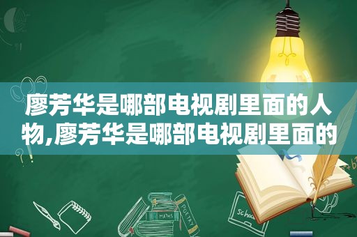 廖芳华是哪部电视剧里面的人物,廖芳华是哪部电视剧里面的角色