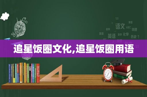 追星饭圈文化,追星饭圈用语