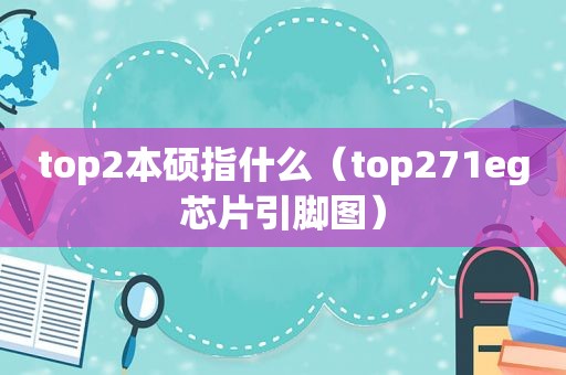 top2本硕指什么（top271eg芯片引脚图）