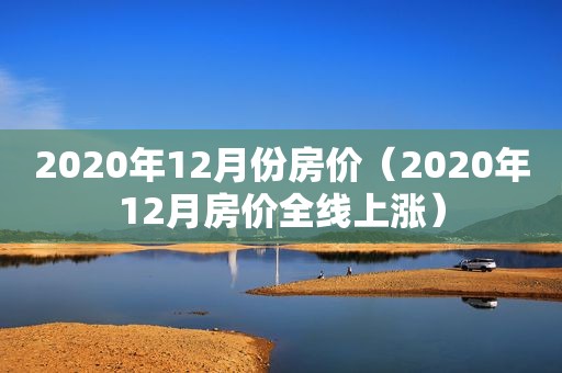 2020年12月份房价（2020年12月房价全线上涨）