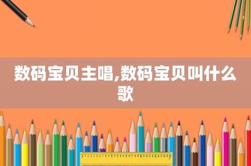 数码宝贝主唱,数码宝贝叫什么歌