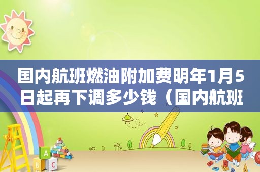 国内航班燃油附加费明年1月5日起再下调多少钱（国内航班燃油附加费是多少）