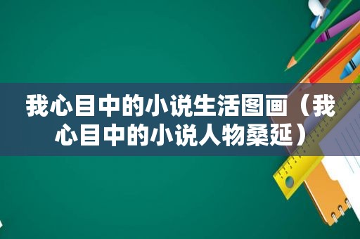 我心目中的小说生活图画（我心目中的小说人物桑延）