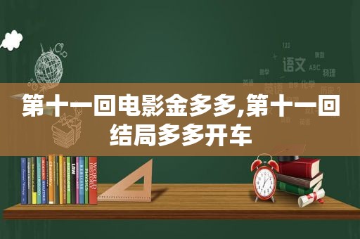 第十一回电影金多多,第十一回结局多多开车