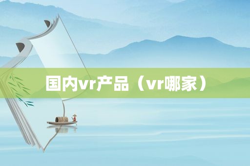 国内vr产品（vr哪家）