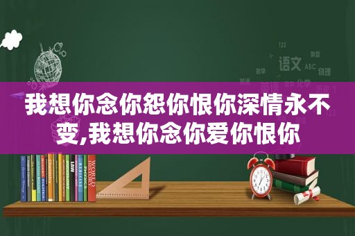 我想你念你怨你恨你深情永不变,我想你念你爱你恨你