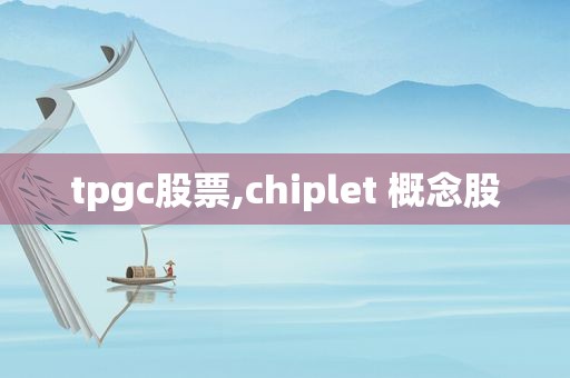 tpgc股票,chiplet 概念股