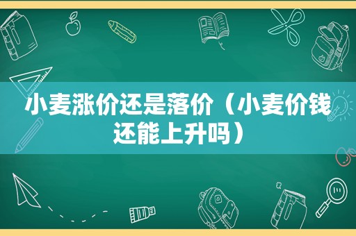 小麦涨价还是落价（小麦价钱还能上升吗）