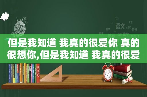 但是我知道 我真的很爱你 真的很想你,但是我知道 我真的很爱你 真的很伤心