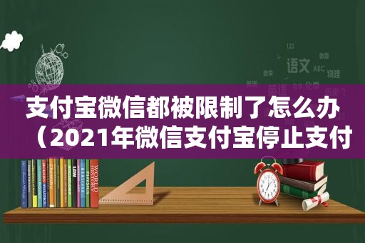 支付宝微信都被限制了怎么办（2021年微信支付宝停止支付吗）