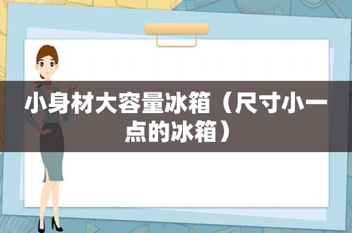 小身材大容量冰箱（尺寸小一点的冰箱）