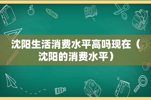 沈阳生活消费水平高吗现在（沈阳的消费水平）