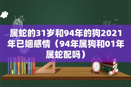 属蛇的31岁和94年的狗2021年已姻感情（94年属狗和01年属蛇配吗）