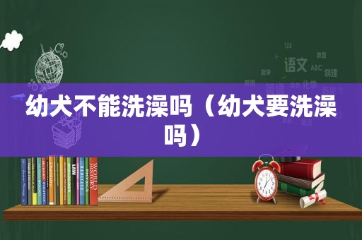 幼犬不能洗澡吗（幼犬要洗澡吗）