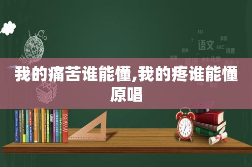 我的痛苦谁能懂,我的疼谁能懂原唱