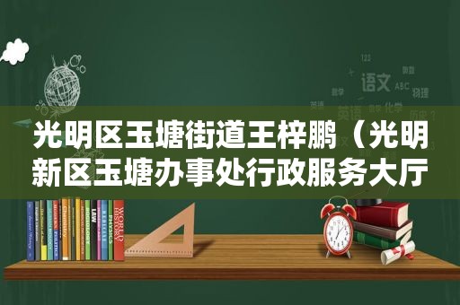 光明区玉塘街道王梓鹏（光明新区玉塘办事处行政服务大厅）