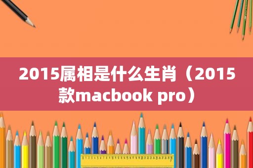 2015属相是什么生肖（2015款macbook pro）