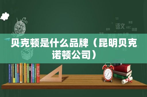 贝克顿是什么品牌（昆明贝克诺顿公司）