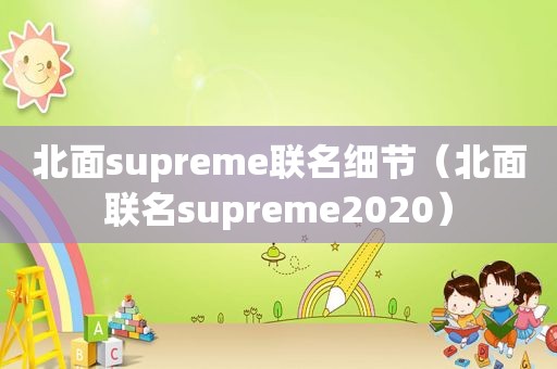 北面supreme联名细节（北面联名supreme2020）