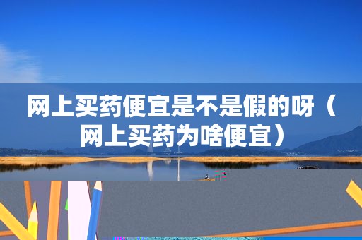 网上买药便宜是不是假的呀（网上买药为啥便宜）