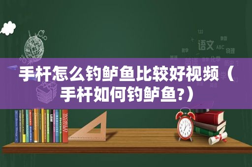 手杆怎么钓鲈鱼比较好视频（手杆如何钓鲈鱼?）