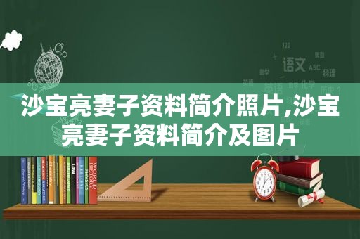 沙宝亮妻子资料简介照片,沙宝亮妻子资料简介及图片