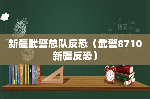 新疆武警总队反恐（武警8710新疆反恐）