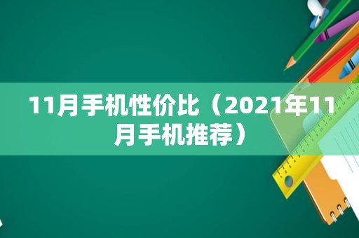 11月手机性价比（2021年11月手机推荐）