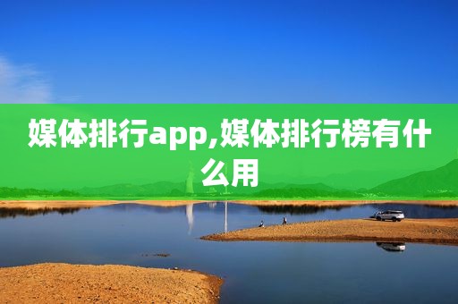 媒体排行app,媒体排行榜有什么用