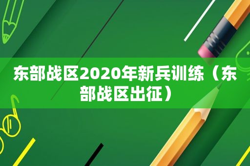 东部战区2020年新兵训练（东部战区出征）