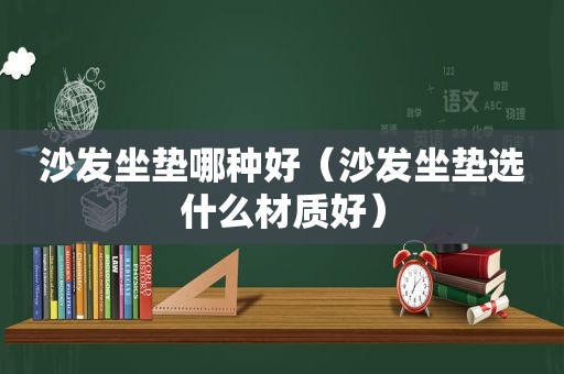 沙发坐垫哪种好（沙发坐垫选什么材质好）