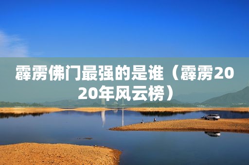 霹雳佛门最强的是谁（霹雳2020年风云榜）