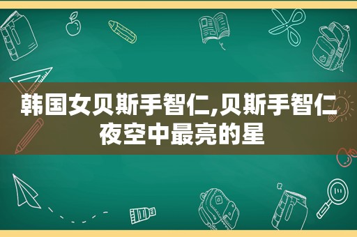 韩国女贝斯手智仁,贝斯手智仁 夜空中最亮的星