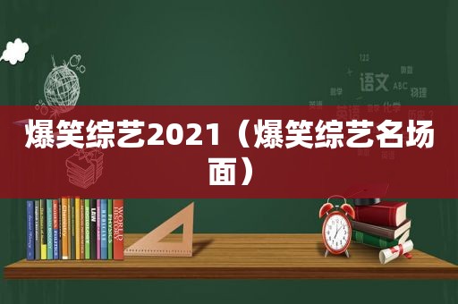 爆笑综艺2021（爆笑综艺名场面）