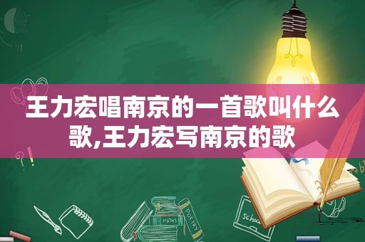 王力宏唱南京的一首歌叫什么歌,王力宏写南京的歌