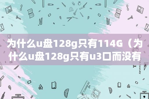 为什么u盘128g只有114G（为什么u盘128g只有u3口而没有u2口）