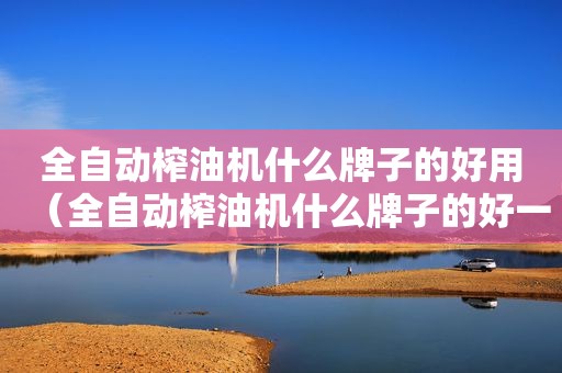 全自动榨油机什么牌子的好用（全自动榨油机什么牌子的好一点）